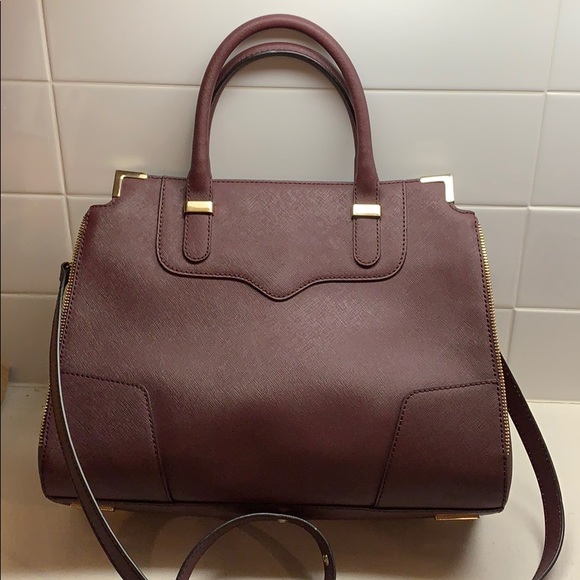 Rebecca Minkoff Amorous Satchel in Black Cherry - Picture 4 of 8